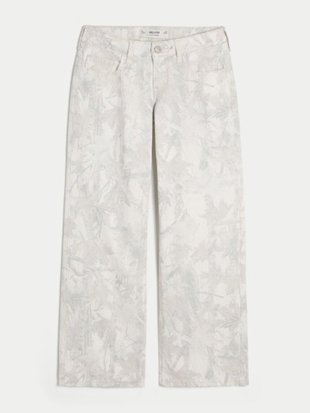 Hollister Low Rise Baggy Camo Jeans LONG